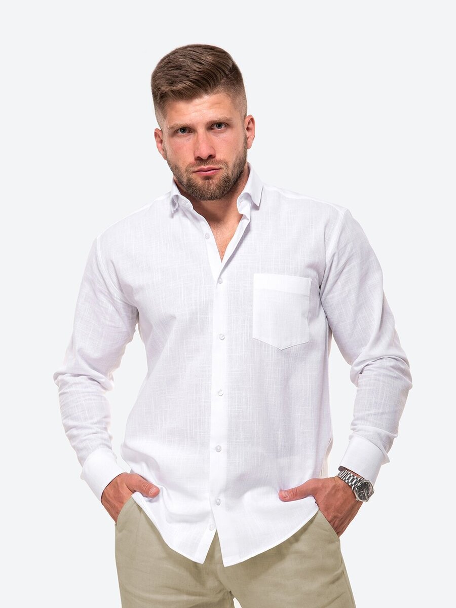 Мужские рубашки из льна