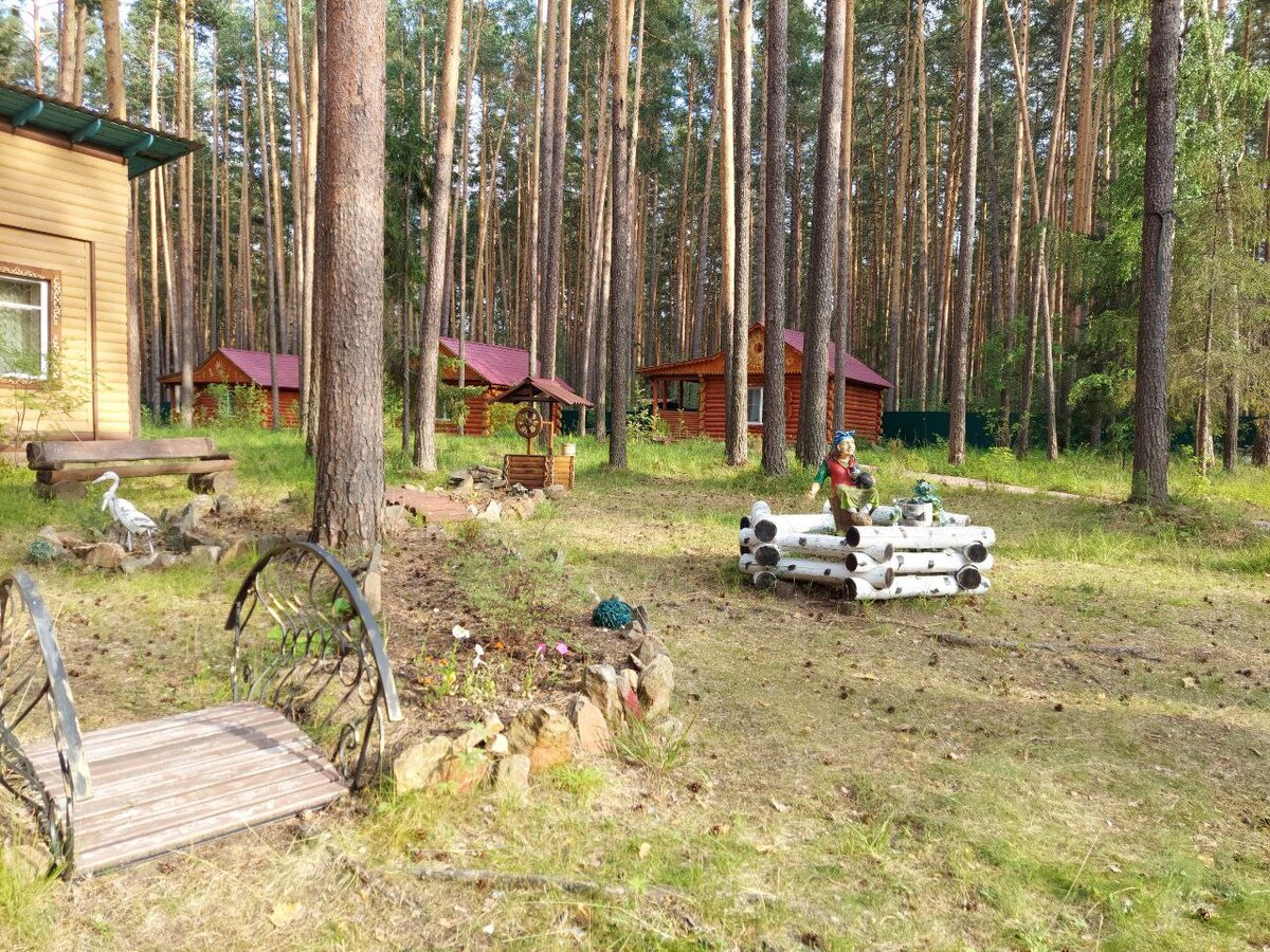 Баба Яга, цапля и колодец