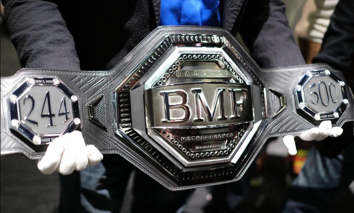    Пояс BMF. Для настоящих гангстеров в мире ММА