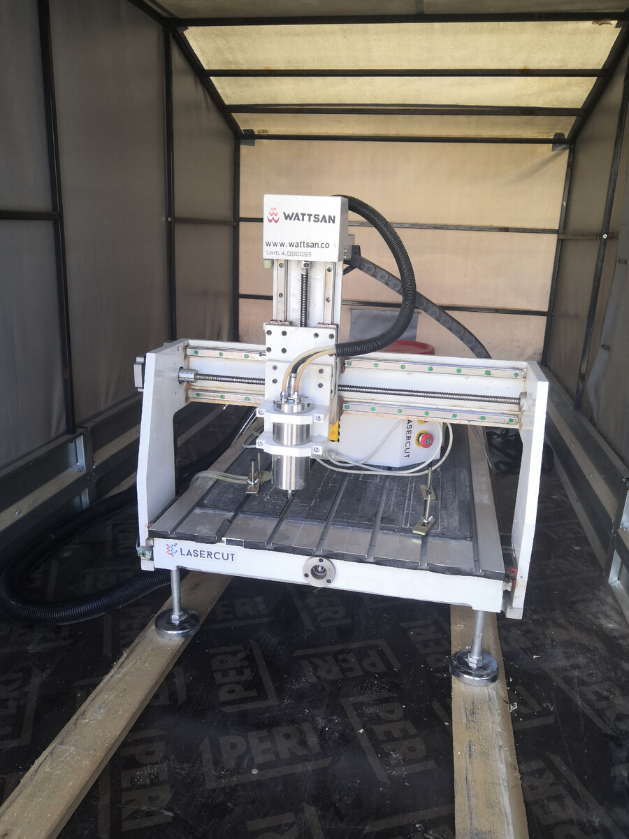 Погрузили в прицеп