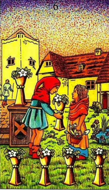 Карта 6 кубков. Ваши отношения в прошлом, но мужчина вас помнит.
