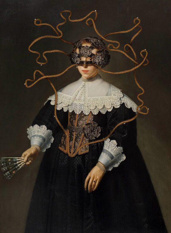    Немецкий художник утрирует вздор на исторических портретах. Фото: hermes.art/prints.