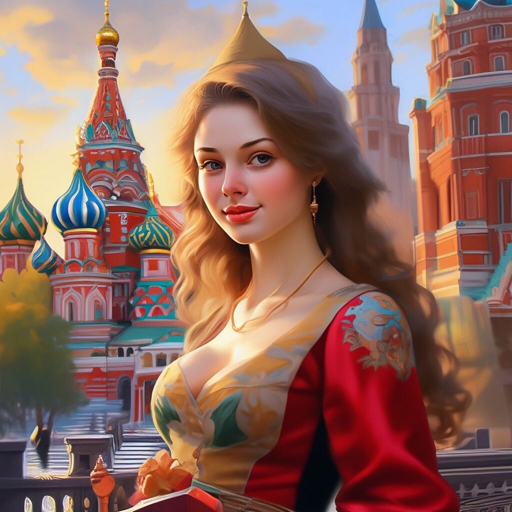 Москва, по мнению нейросети.