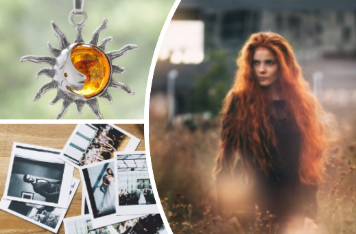 Фото отца и матери. И медальон...