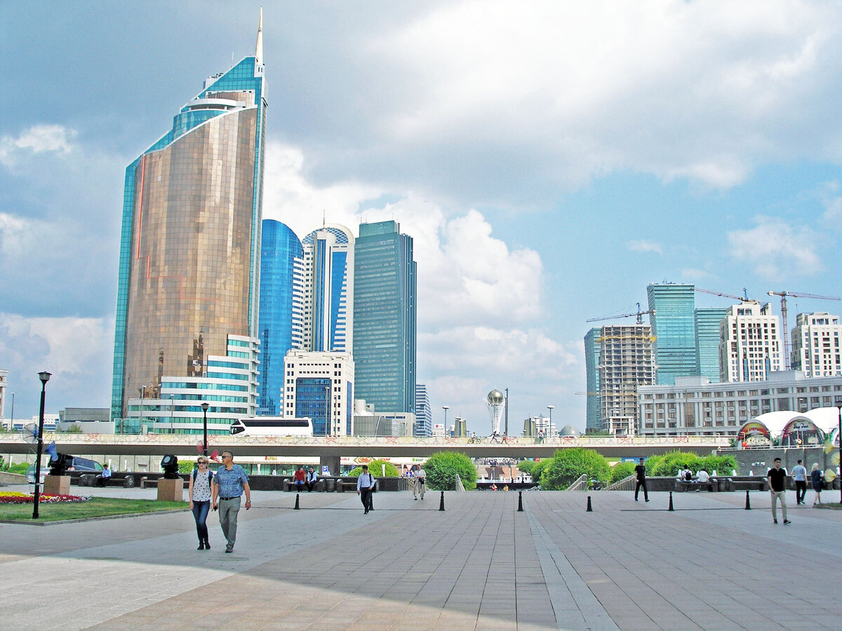 Казахстан. Нур-Султан. Центр города в 2019 году