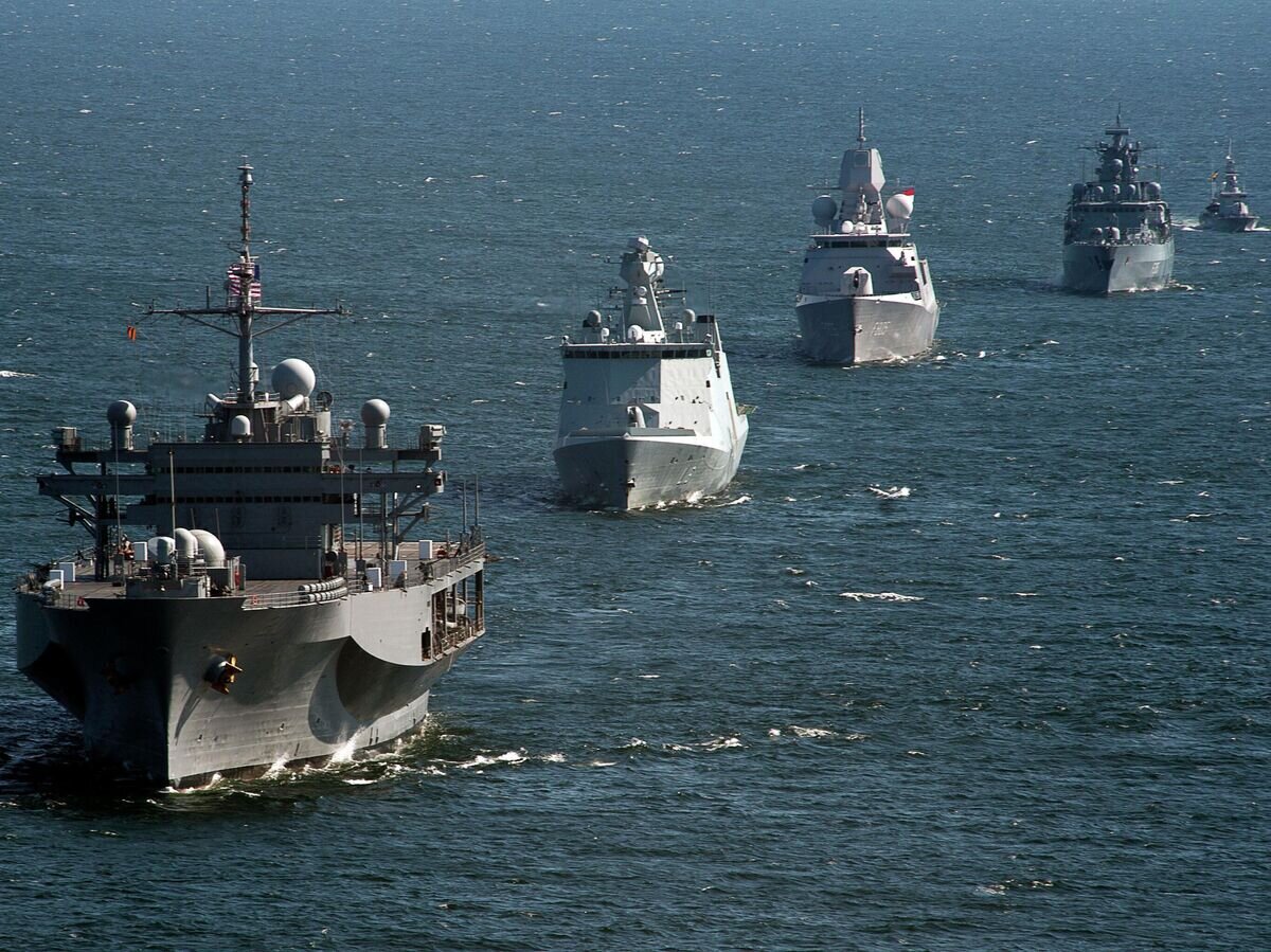    Корабли НАТО во время совместных учений BALTOPS в Балтийском море© Фото : U.S. Navy
