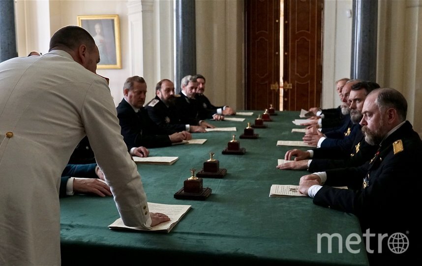    В Мраморном дворце снимали все сцены заседаний Госсовета.