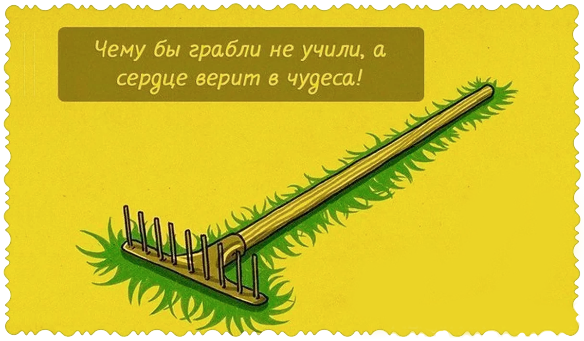 Я не верю в чудеса. Наступить на грабли. Пословица про грабли. Не наступать на грабли. На одни и те же грабли.