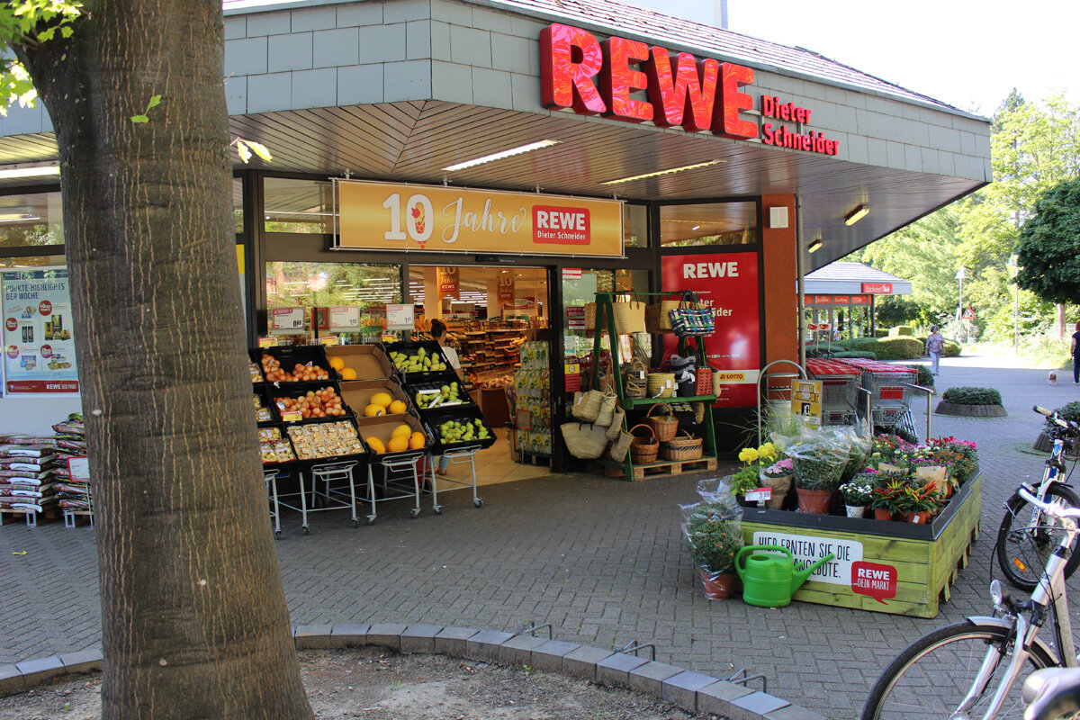 Магазин Rewe  в Гемании