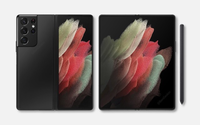  
Предполагаемый рендер Samsung Galaxy Z Fold3