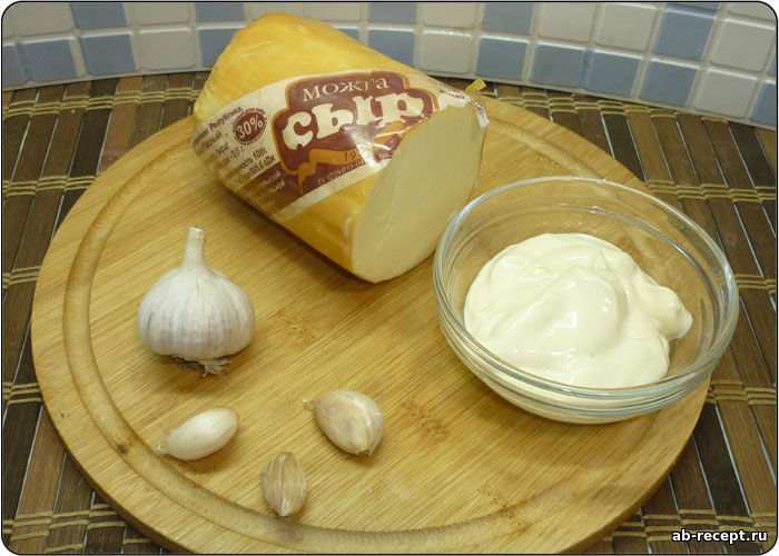 Пошаговое приготовление еврейской закуски из сыра с чесноком, рецепт с фото: