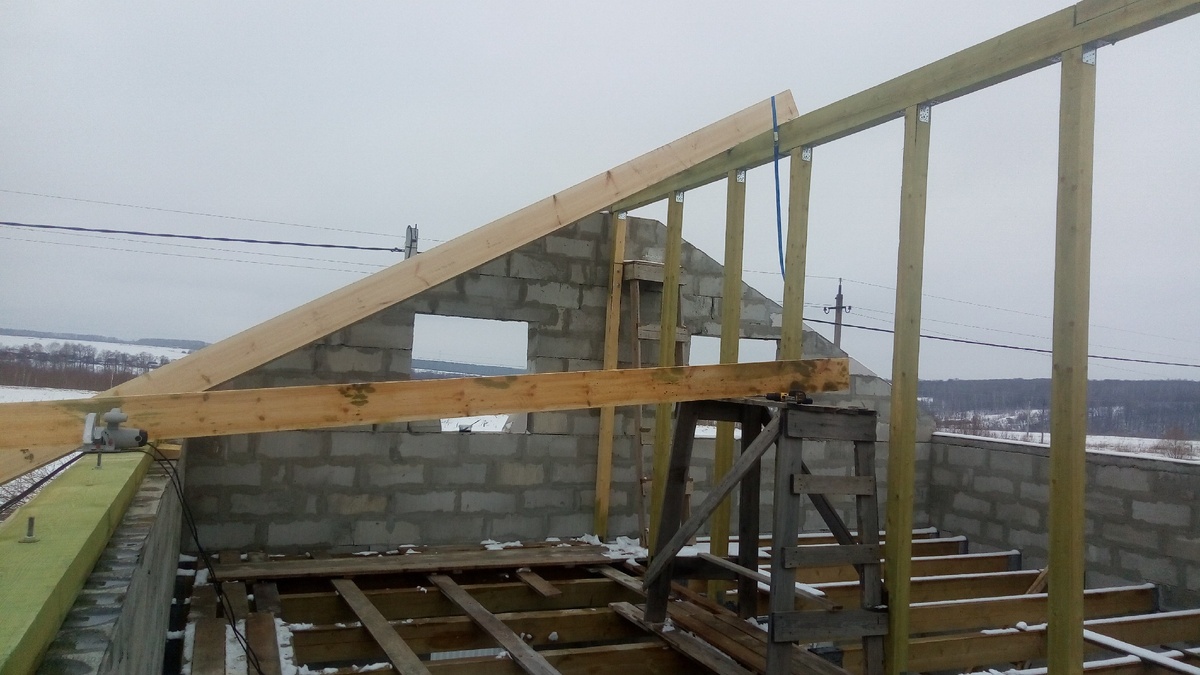 Стропила. Фото автора.