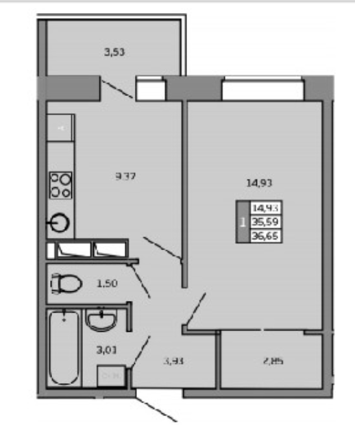 План квартиры
