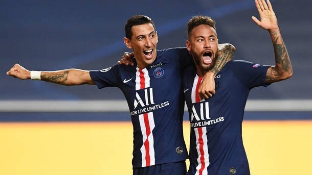 Ди Мария и Неймар, которые пропустят встречу с "Барселоной". Источник: isport.ua