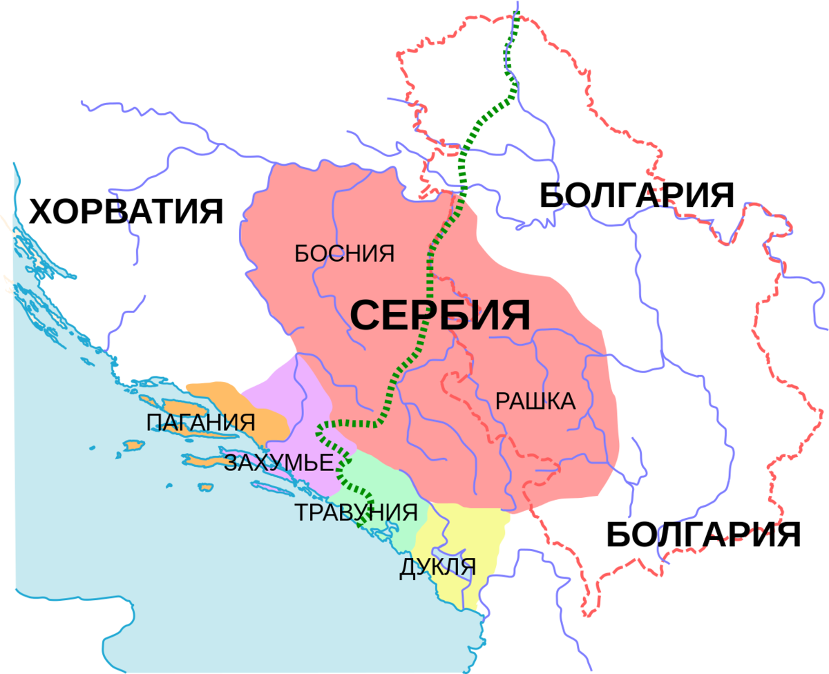 Сербия граничит с какими. Образование болгарского царства.