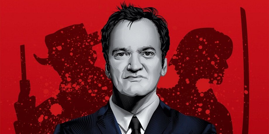 Арт с Квентином Тарантино (фото из открытого доступа)