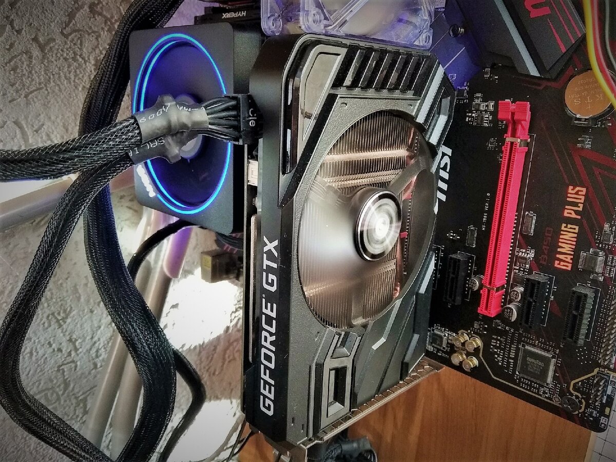 моя gtx 1660 ti в работе