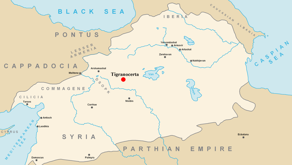 карта великой армении при