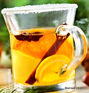 Лимонный напиток с маслом и корицей 