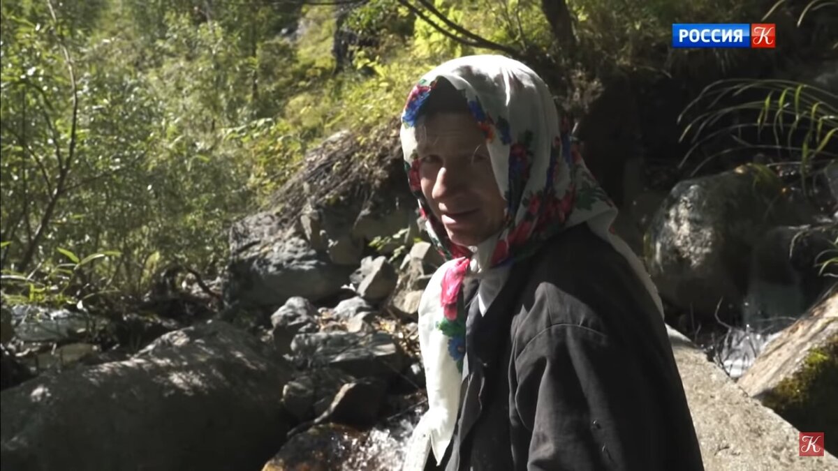 Кадр из документального фильма "Агафья"