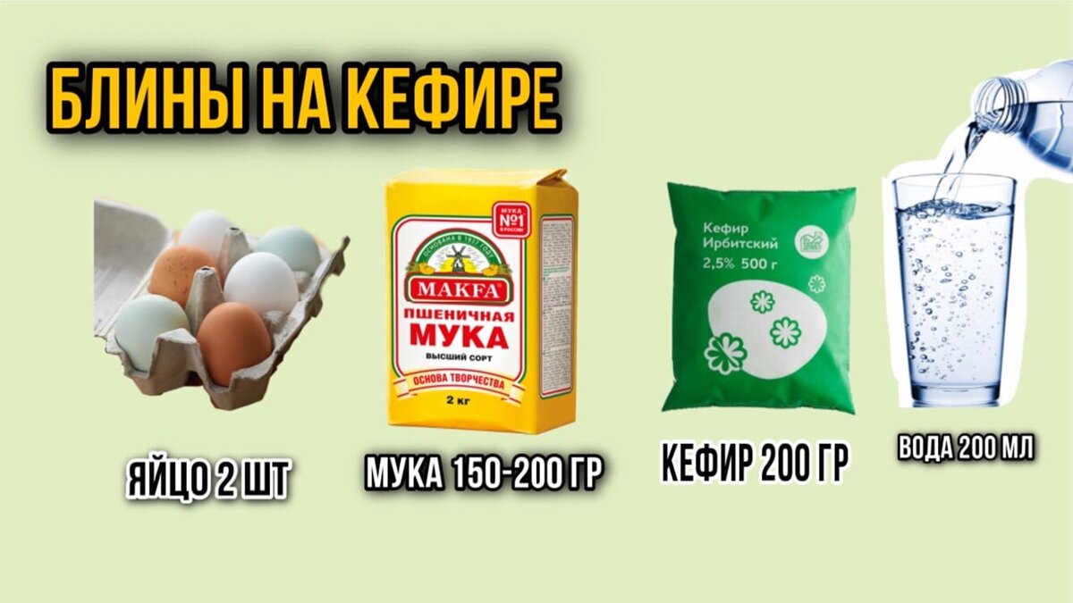 Коллаж с главными ингредиентами