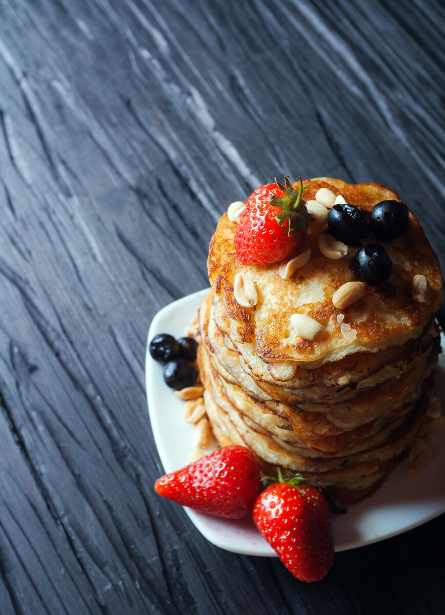 Ну очень вкусные панкейки на молоке готовятся просто и быстро | amo la vita  | Дзен