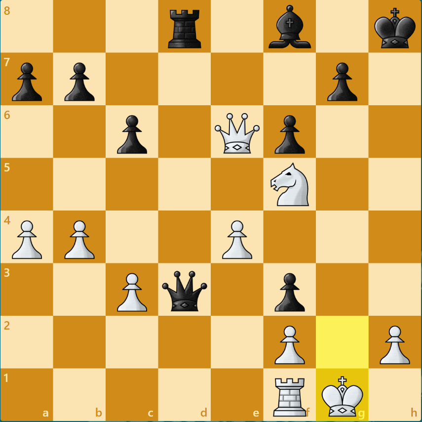 мат в 2 хода, ход черных