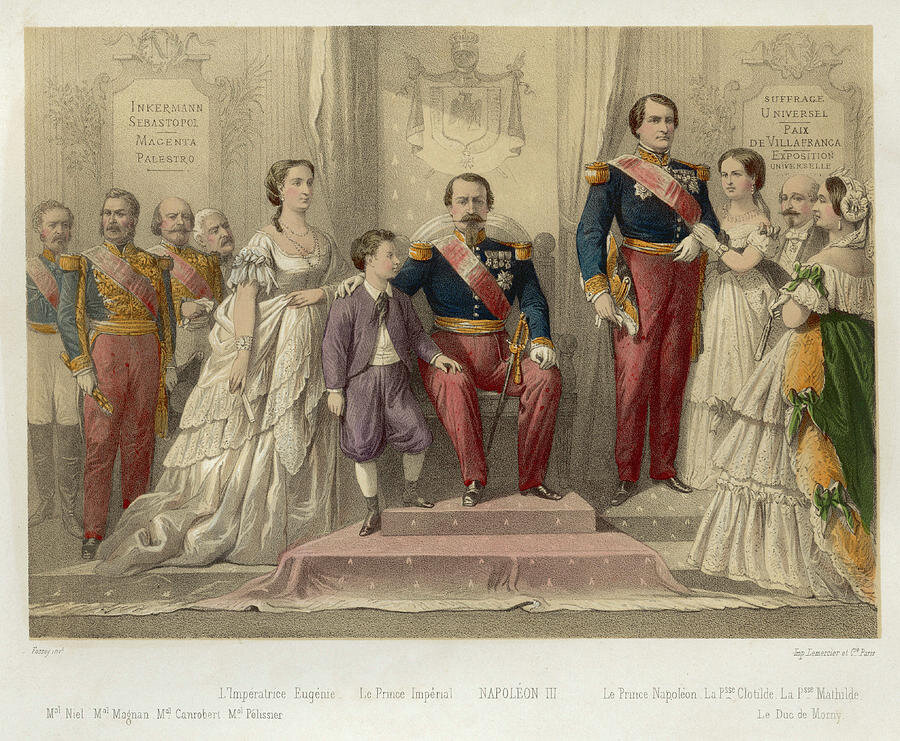 https://images.fineartamerica.com/images-medium-large-5/louis-napoleon-iii-with-eugenie-and-le-mary-evans-picture-library.jpg