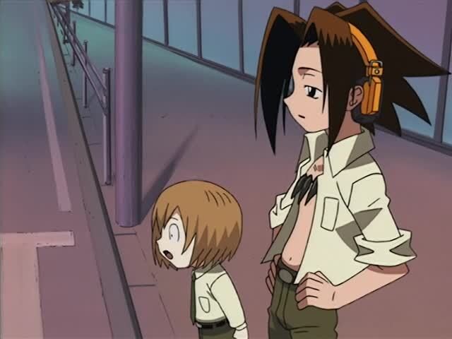 Кадр из аниме-сериала «Шаман Кинг» 