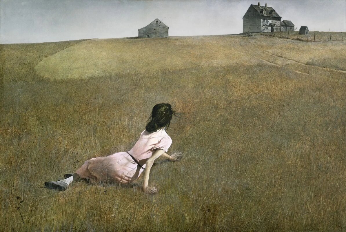 О, ОДИНОЧЕСТВО... ХУДОЖНИК ANDREW NEWELL WYETH / ЭНДРЮ НЬЮЭЛЛ УАЙЕТ (США, 1917-2009)