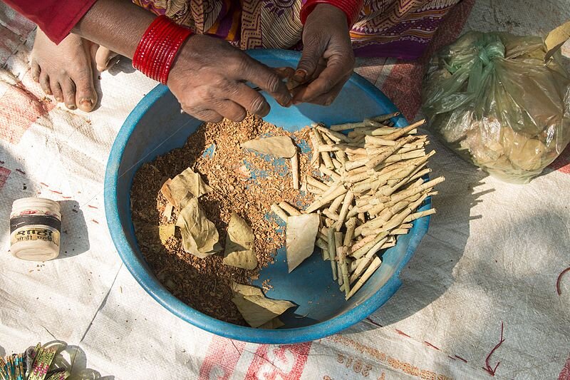 Bijaya2043. Традиционные индийские сигареты-биди