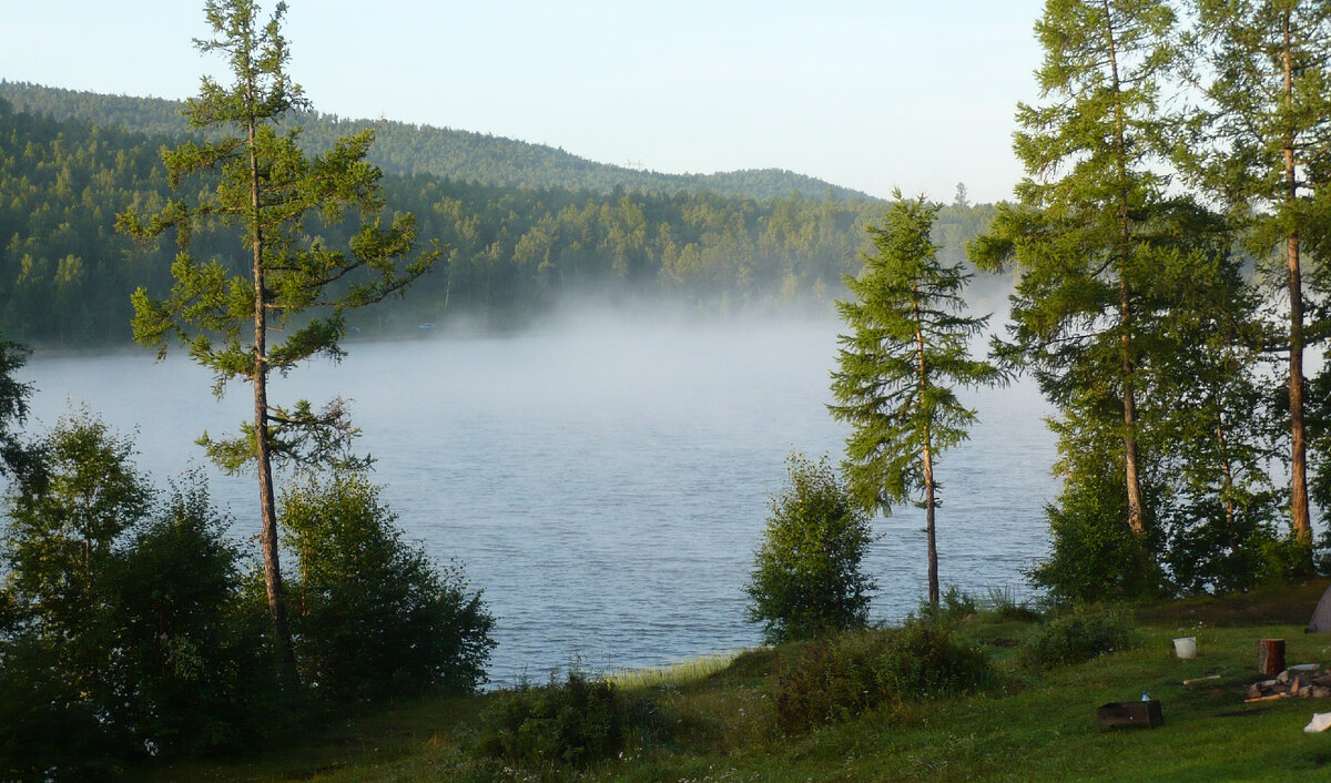 Озеро Дикое. Утренний туман. Фото автора.
