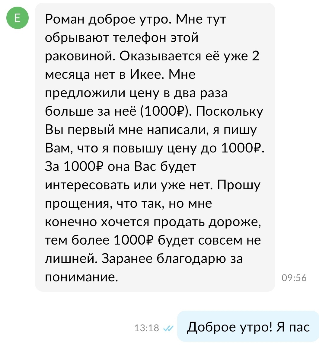 Вопрос уже принципиальный. Мойка, конечно, нужна, но я найду альтернативный вариант