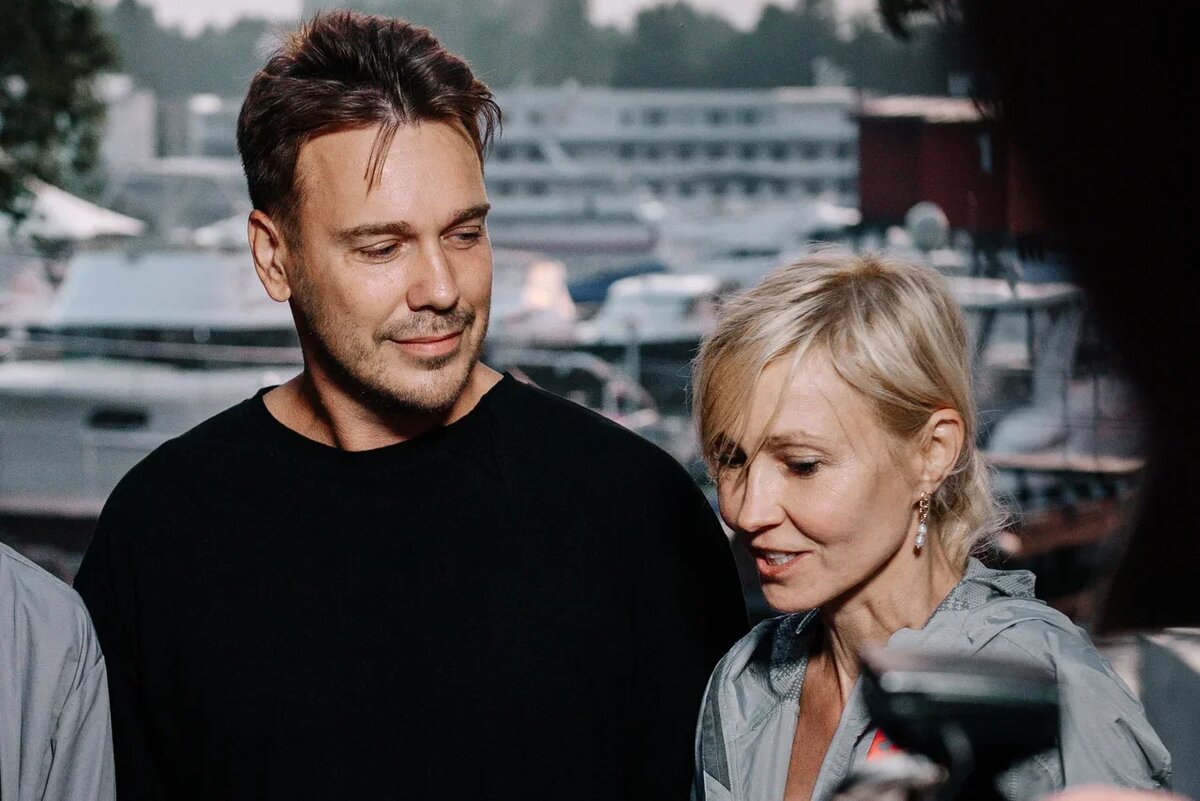 Фото со съемок: шоураннер Михаил Зыгарь и актриса Ингеборга Дапкунайте (Рыбка)