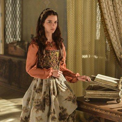 А.Кейн в роли Марии Стюарт в сериале "Царство"