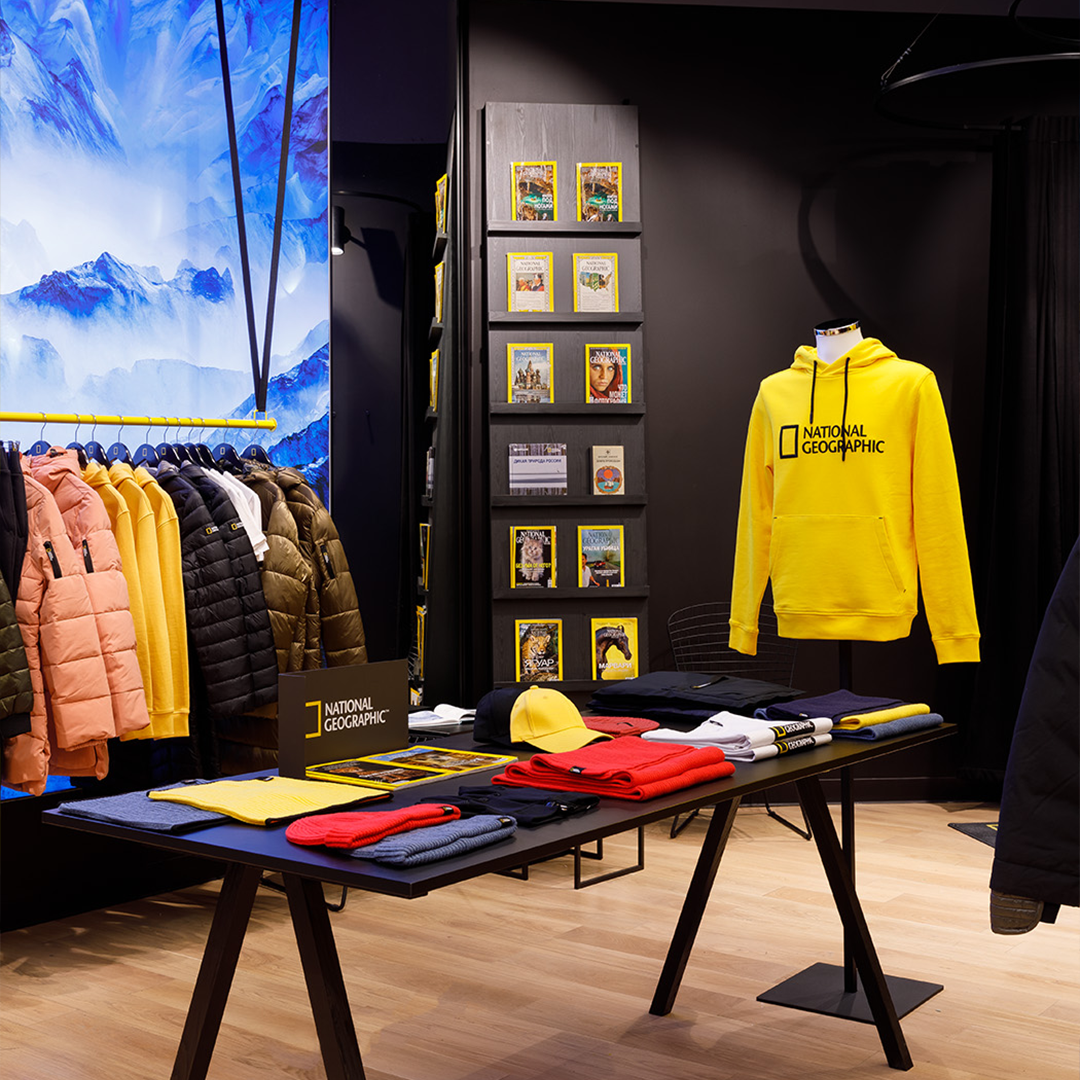 Магазин National Geographic Apparel в ТЦ «Метрополис»