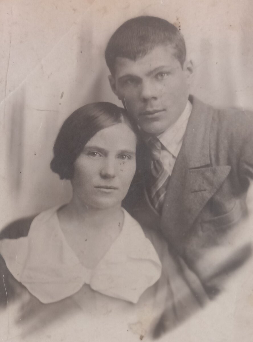 Никита с женой, 1938 г.
