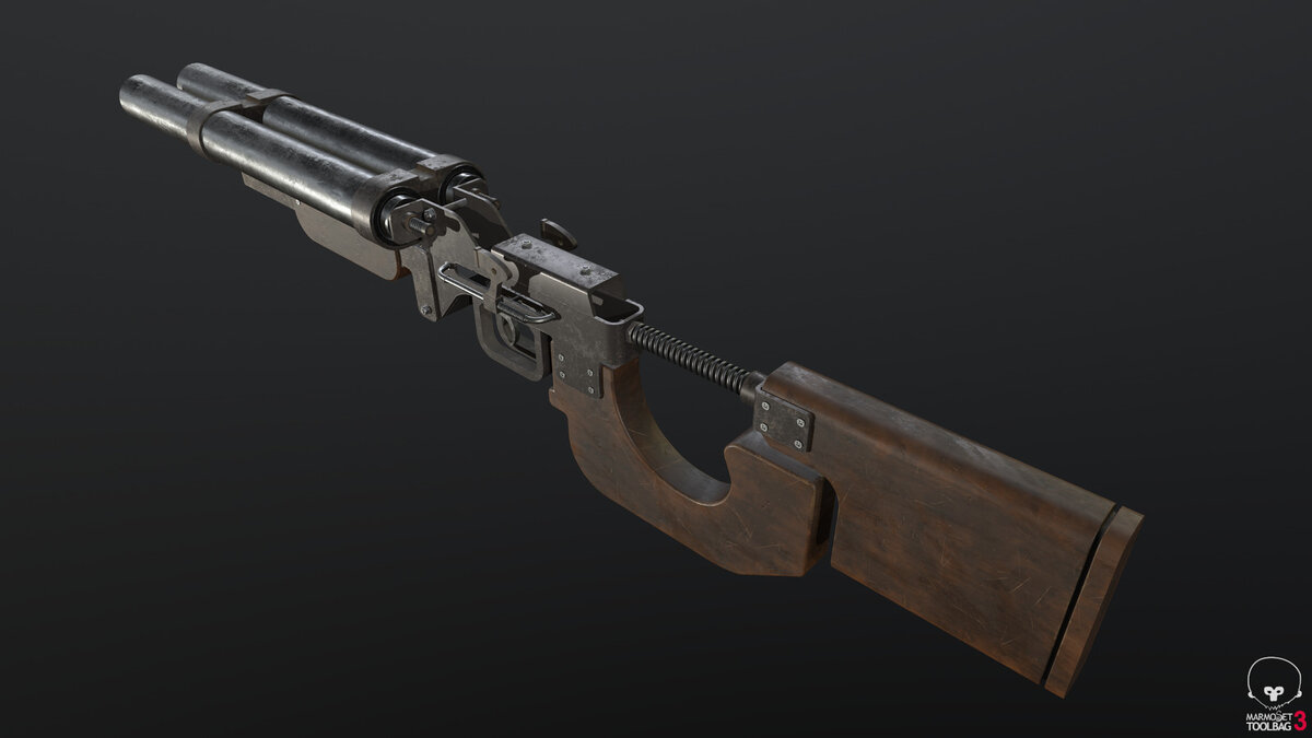 Двустволка 12-го калибра – один из лучших видов оружия ближнего боя. Залп двух её стволов может уложить на месте практически любого мутанта.