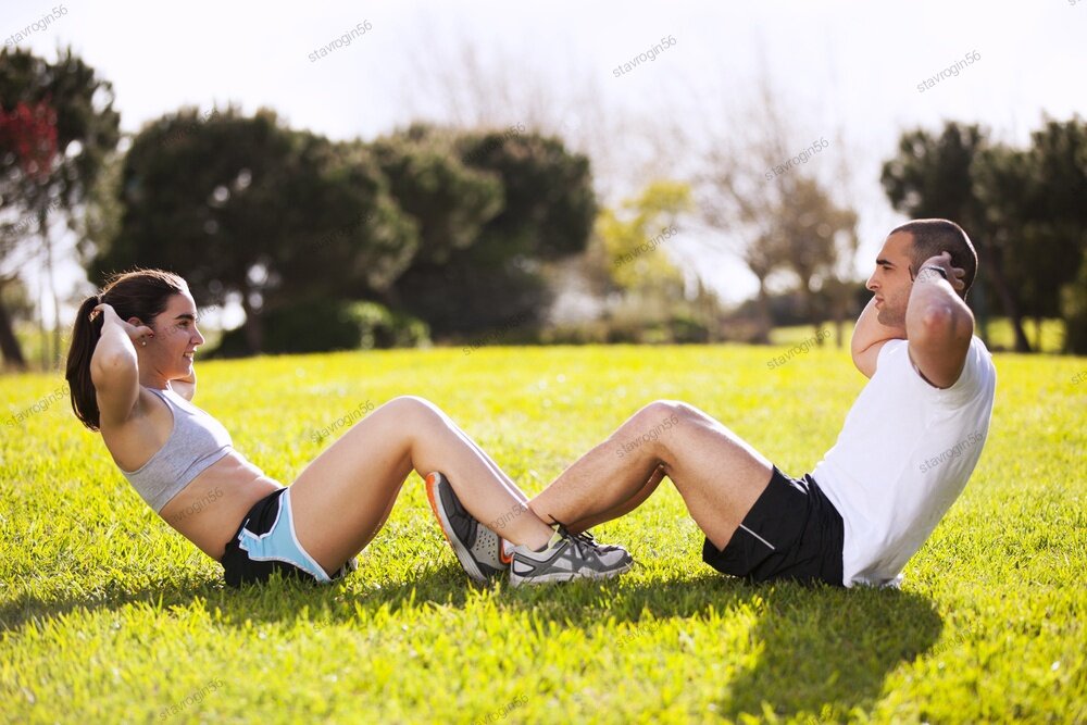 Разминка на природе