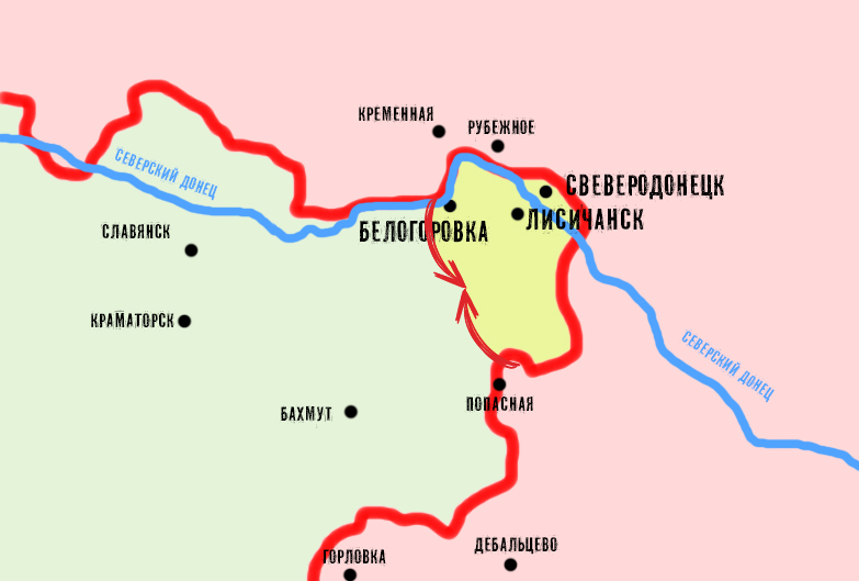 Коротко о том, зачем ВС РФ форсировали Северский Донец у Белогоровки?2