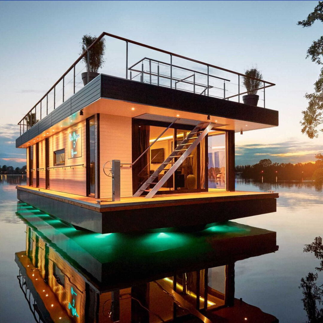 дом на понтоне
