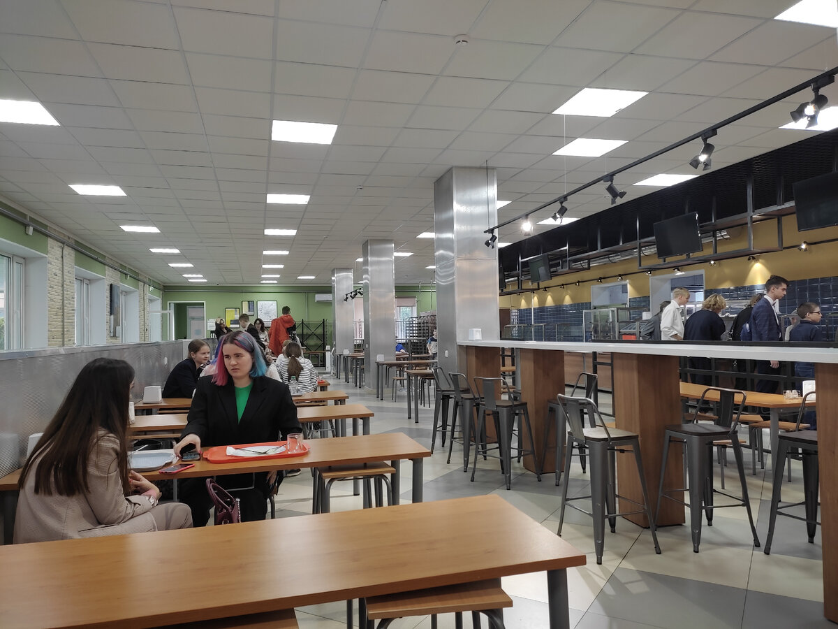 Общий вид столовой 