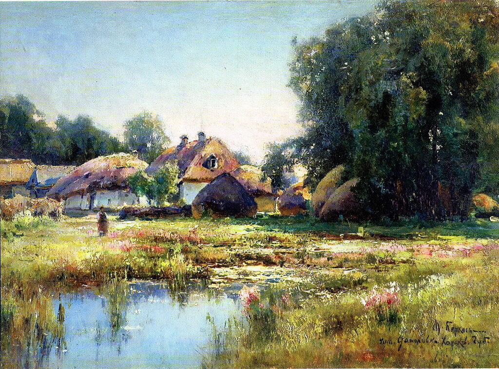 Михаил Андреевич Беркос (1861-1919). «На хуторе.