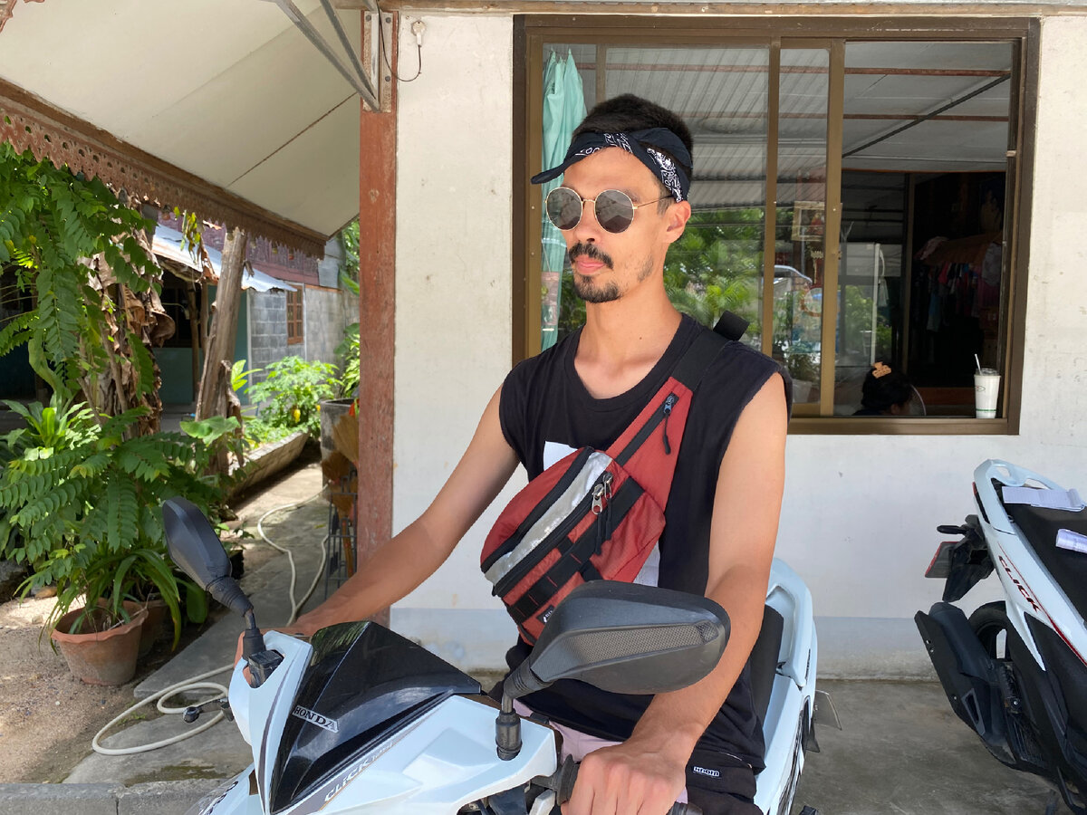 Путешествовать на скутере - моё любимое