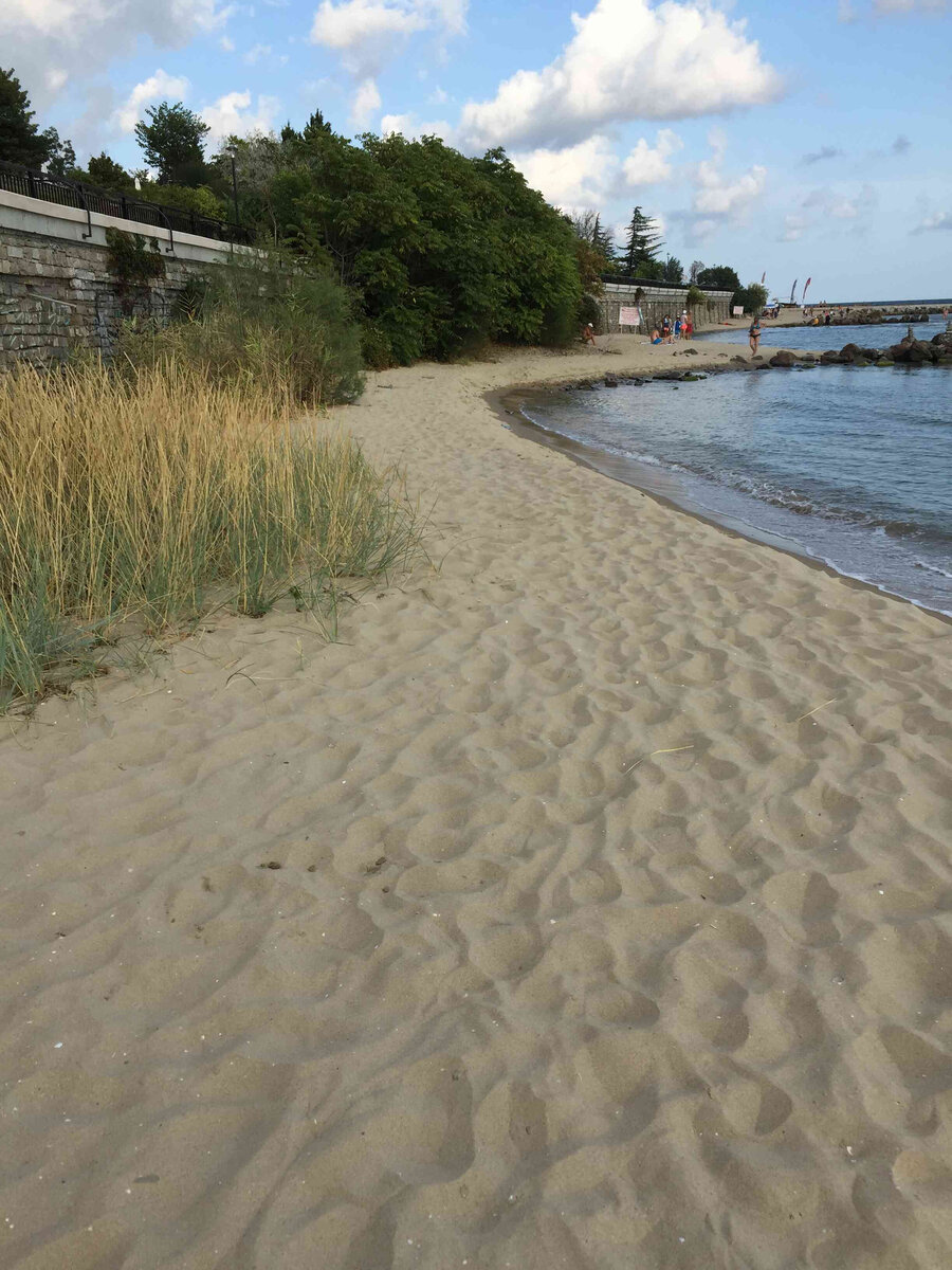 Узкое место на пляже