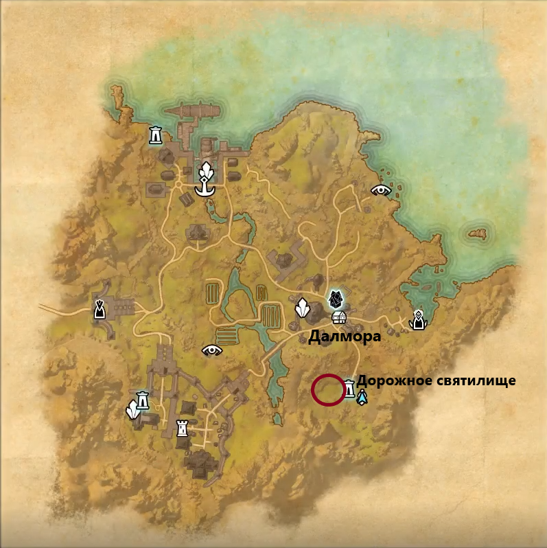 Местоположение на карте