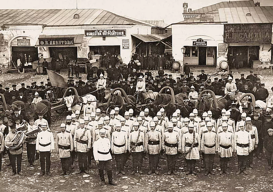 Боровская добровольческая пожарная команда, фото взято из свободного доступа в интернете