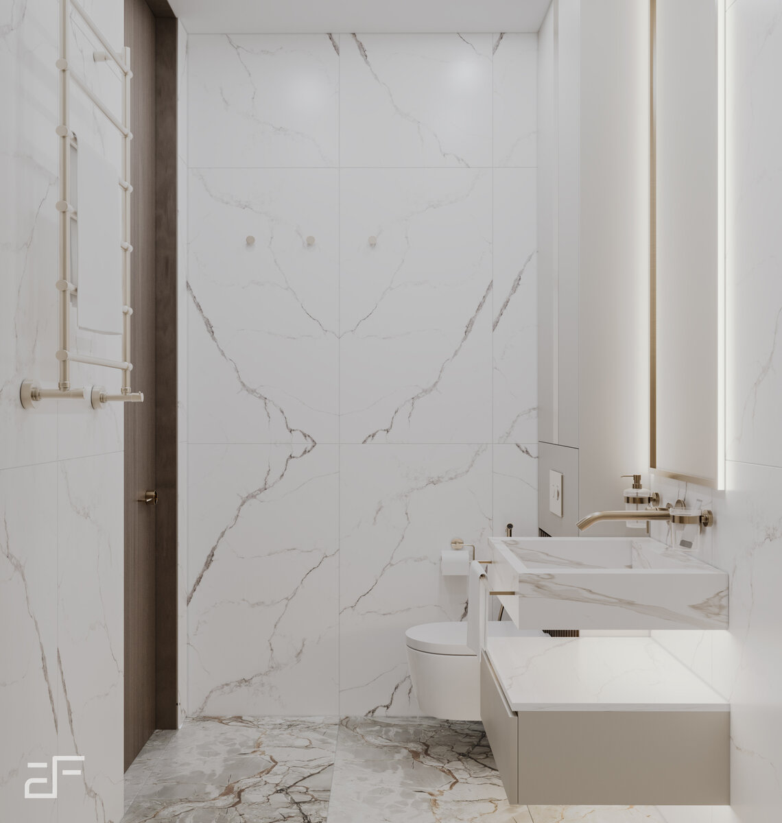 Интерьер санузла в современном стиле