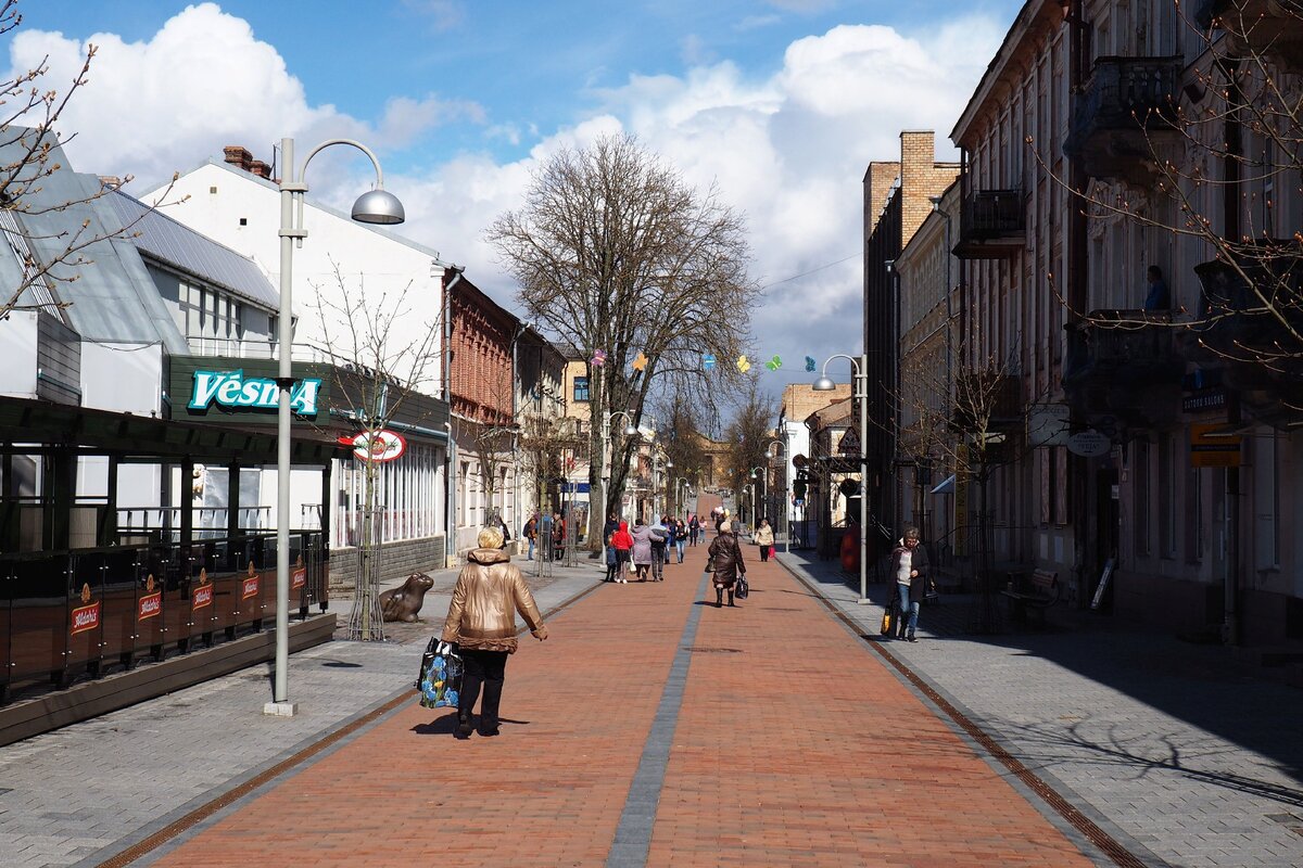 Пешеходная улица в центре города