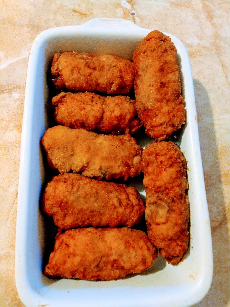 Куринные котлетки с начинкой